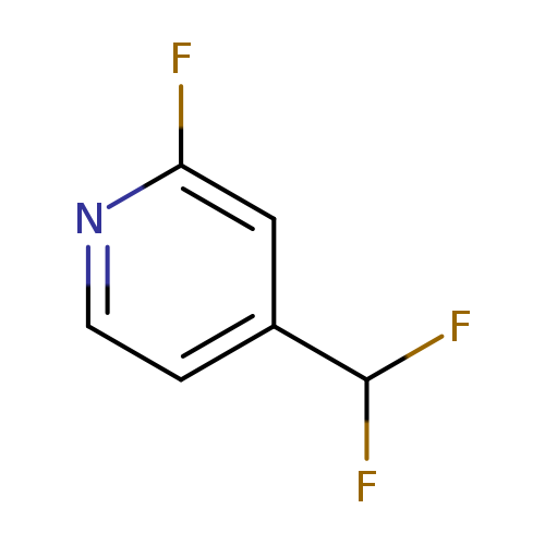 Pyridine, 4-(difluoromethyl)-2-fluoro- (9CI)
