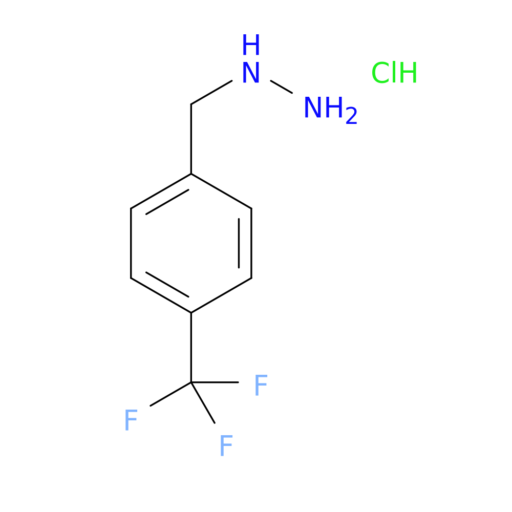 (4-(Trifluoromethyl)benzyl)hydrazine hydrochloride