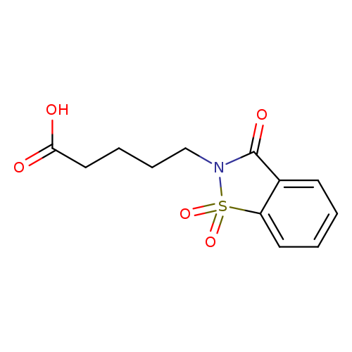 5-(1,1-DIOXIDO-3-OXO-1,2-BENZISOTHIAZOL-2(3H)-YL)PENTANOIC ACID
