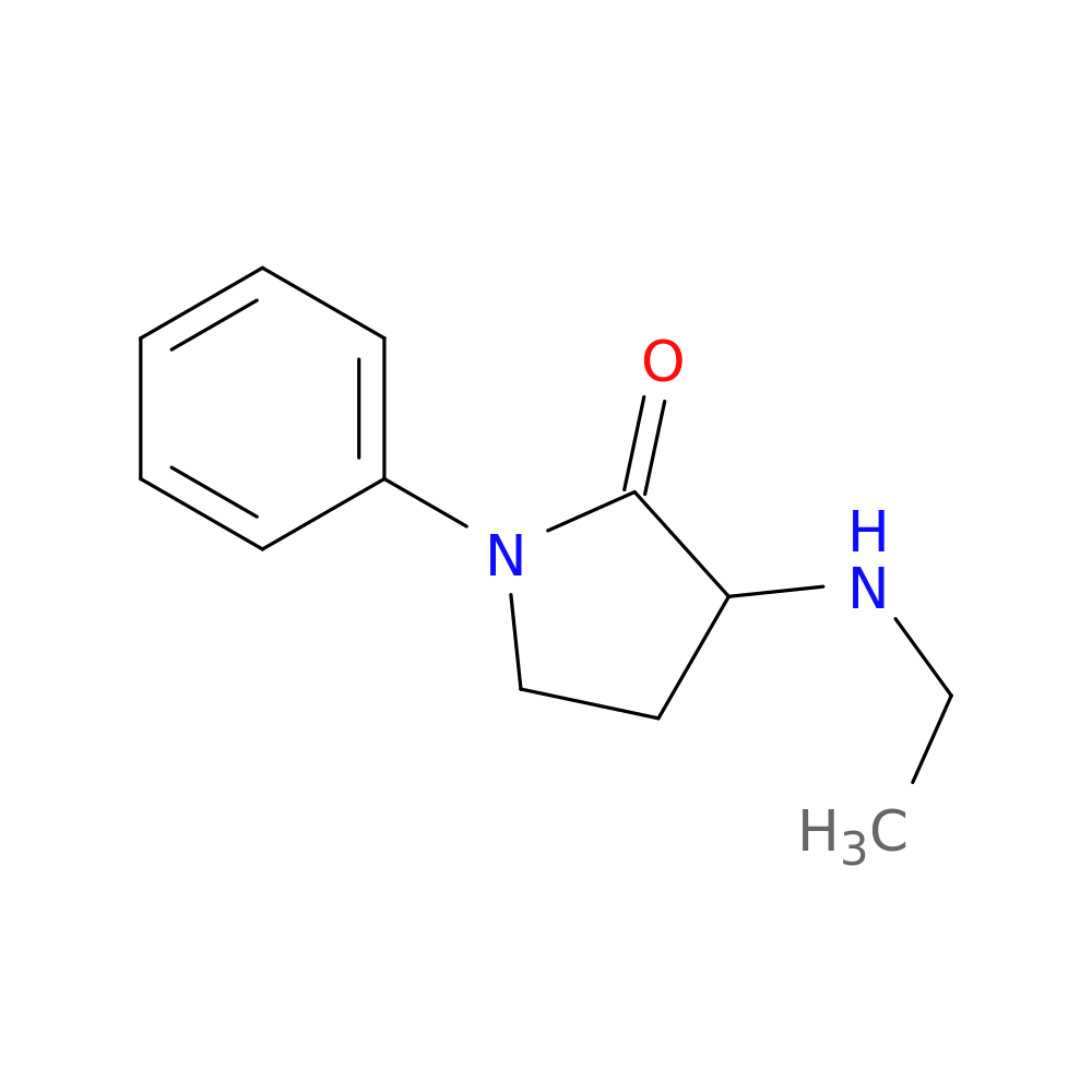 3-(ethylamino)-1-phenylpyrrolidin-2-one