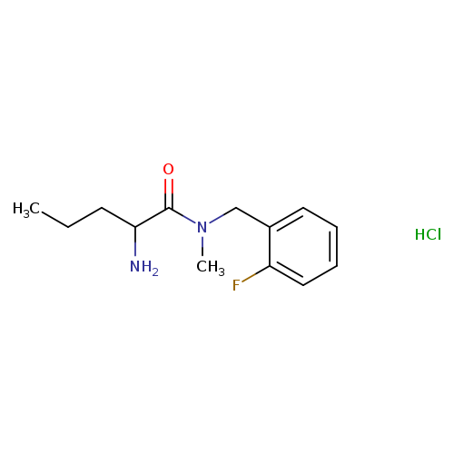 2-amino-N-[(2-fluorophenyl)methyl]-N-methylpentanamide hydrochloride