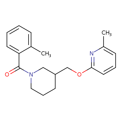 2-methyl-6-{[1-(2-methylbenzoyl)piperidin-3-yl]methoxy}pyridine