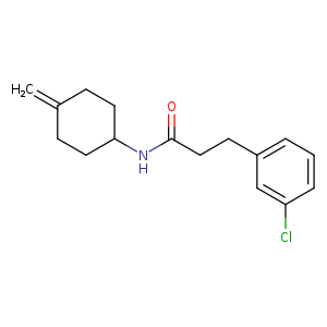 3-(3-chlorophenyl)-N-(4-methylidenecyclohexyl)propanamide
