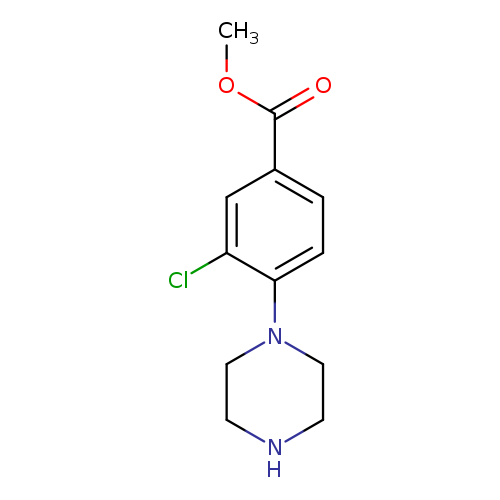 Methyl 3-Chloro-4-piperazinobenzoate