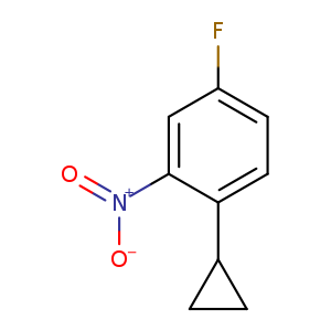 1-Cyclopropyl-4-fluoro-2-nitrobenzene