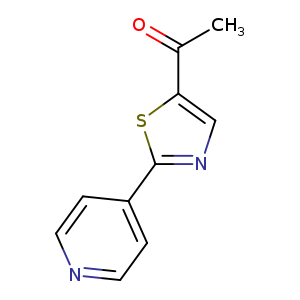 1-[2-(pyridin-4-yl)-1,3-thiazol-5-yl]ethan-1-one