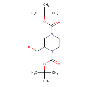 Di-tert-butyl 2-(hydroxymethyl)piperazine-1,4-dicarboxylate