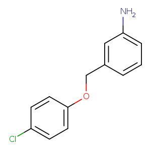 (3-[(4-Chlorophenoxy)methyl]phenyl)amine