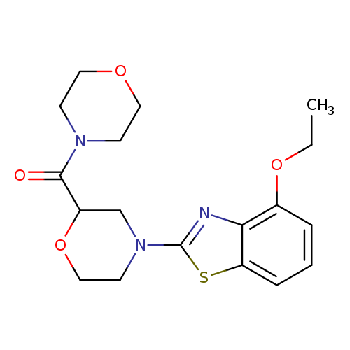 4-ethoxy-2-[2-(morpholine-4-carbonyl)morpholin-4-yl]-1,3-benzothiazole