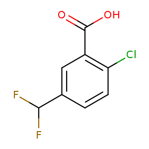 2-chloro-5-(difluoromethyl)benzoic acid