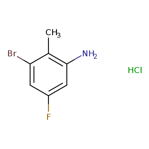 3-bromo-5-fluoro-2-methylanilinehydrochloride