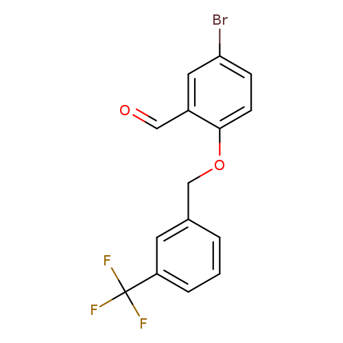 5-Bromo-2-([3-(trifluoromethyl)benzyl]oxy)benzaldehyde