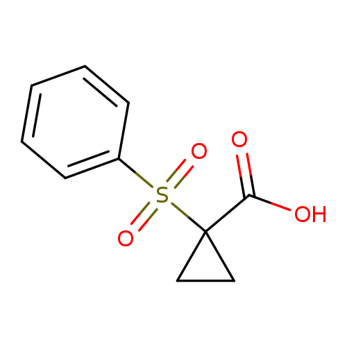 Cyclopropanecarboxylic acid, 1-(phenylsulfonyl)-