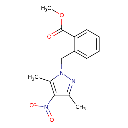 methyl 2-[(3,5-dimethyl-4-nitro-1H-pyrazol-1-yl)methyl]benzoate