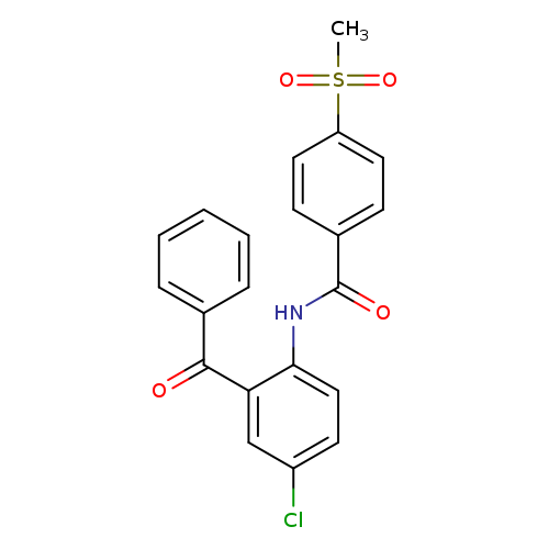 N-(2-benzoyl-4-chlorophenyl)-4-methanesulfonylbenzamide