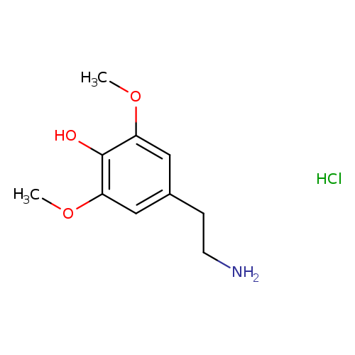 3,5-Dimethoxy-4-hydroxyphenethylamine hydrochloride