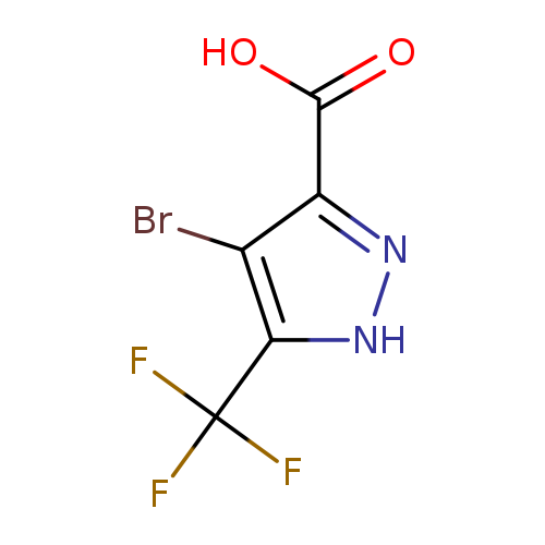 1H-Pyrazole-3-carboxylic acid, 4-bromo-5-(trifluoromethyl)-