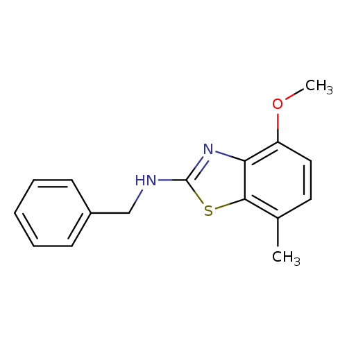 N-Benzyl-4-methoxy-7-methyl-1,3-benzothiazol-2-amine