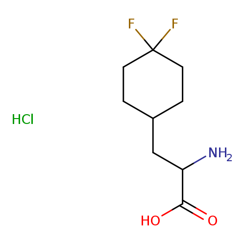 2-amino-3-(4,4-difluorocyclohexyl)propanoicacidhydrochloride
