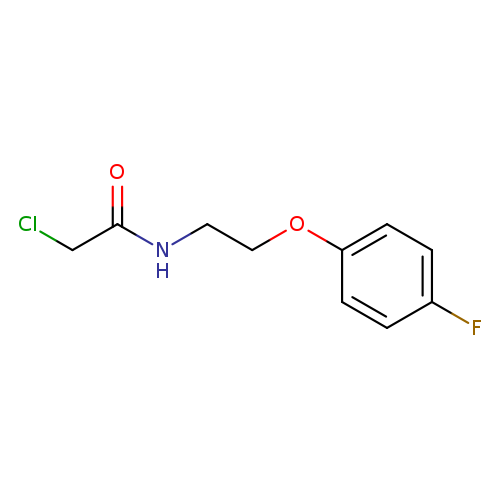 2-chloro-N-[2-(4-fluorophenoxy)ethyl]acetamide