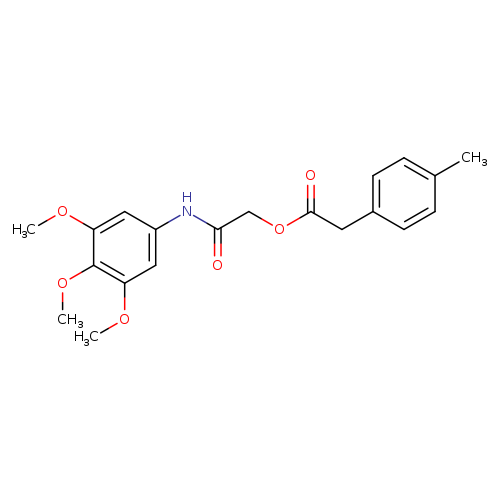 [(3,4,5-trimethoxyphenyl)carbamoyl]methyl 2-(4-methylphenyl)acetate