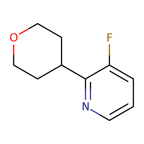 3-fluoro-2-(oxan-4-yl)pyridine