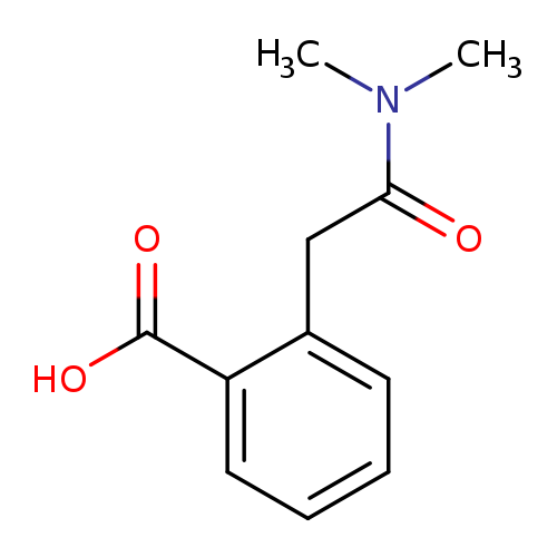 2-[(dimethylcarbamoyl)methyl]benzoic acid