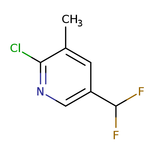 2-chloro-5-(difluoromethyl)-3-methylpyridine