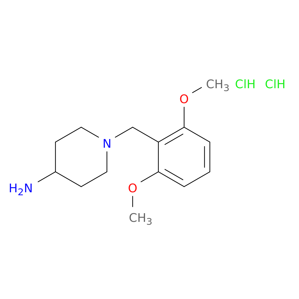 1-(2,6-Dimethoxybenzyl)piperidin-4-amine dihydrochloride