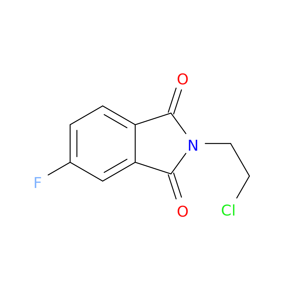 2-(2-Chloro-ethyl)-5-fluoro-isoindole-1,3-dione