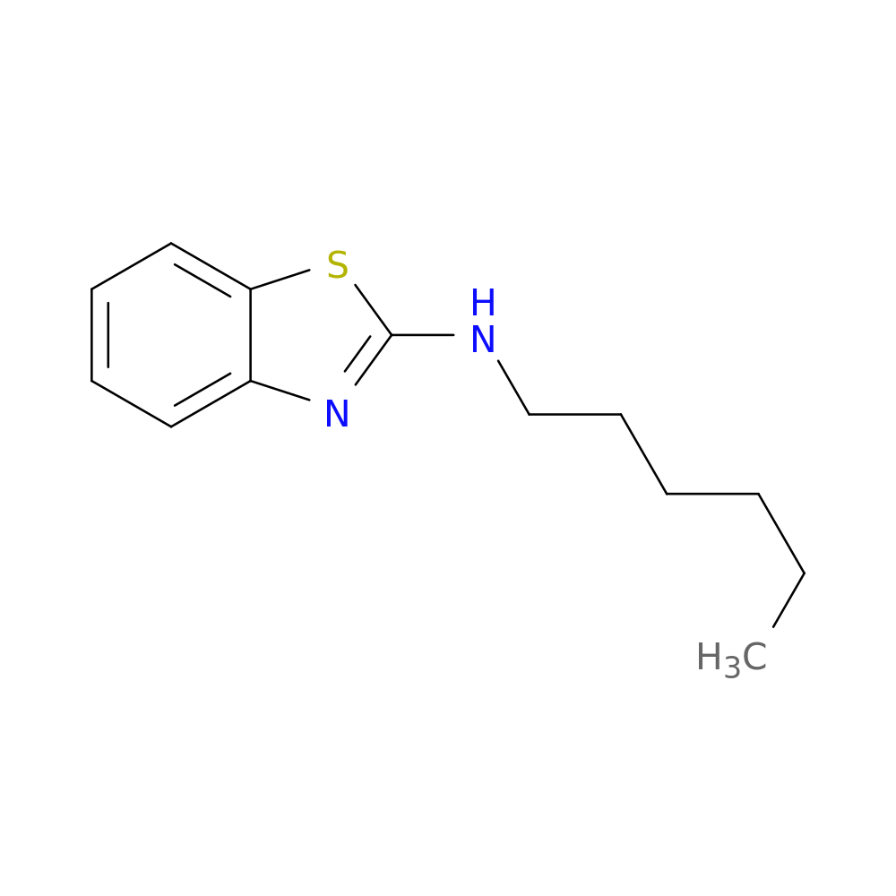 N-hexyl-1,3-benzothiazol-2-amine