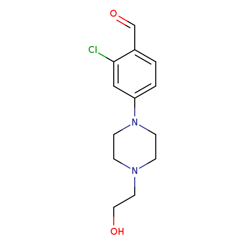 2-Chloro-4-[4-(2-hydroxyethyl)piperazino]benzaldehyde