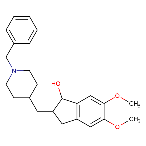 1H-Inden-1-ol, 2,3-dihydro-5,6-dimethoxy-2-[[1-(phenylmethyl)-4-piperidinyl]methyl]-