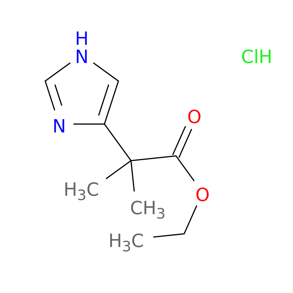 ethyl 2-(1H-imidazol-4-yl)-2-methylpropanoate hydrochloride