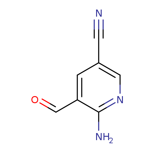 3-Pyridinecarbonitrile, 6-amino-5-formyl- (9CI)