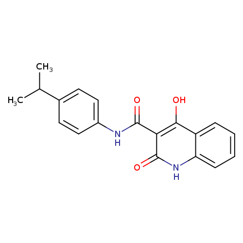 4-hydroxy-2-oxo-N-[4-(propan-2-yl)phenyl]-1,2-dihydroquinoline-3-carboxamide