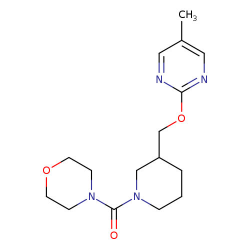 4-(3-{[(5-methylpyrimidin-2-yl)oxy]methyl}piperidine-1-carbonyl)morpholine