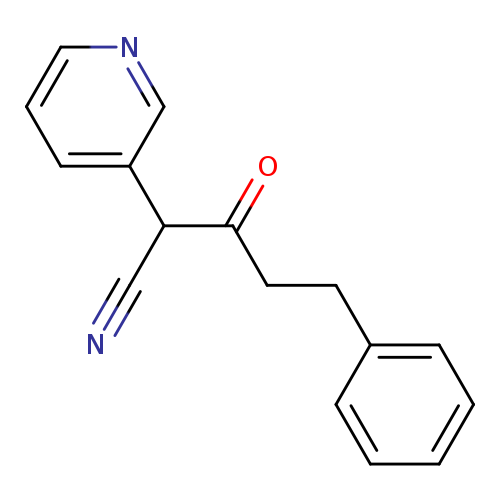 3-oxo-5-phenyl-2-(pyridin-3-yl)pentanenitrile