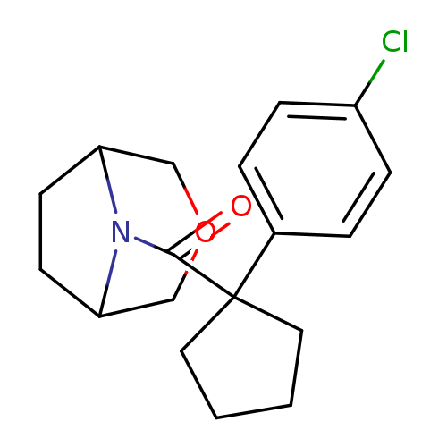 8-[1-(4-chlorophenyl)cyclopentanecarbonyl]-3-oxa-8-azabicyclo[3.2.1]octane