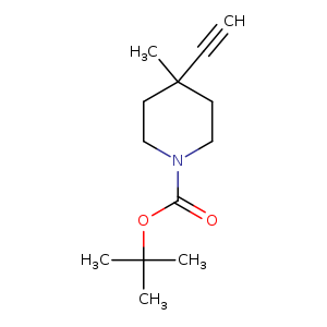 1-Piperidinecarboxylic acid, 4-ethynyl-4-methyl-, 1,1-dimethylethyl ester