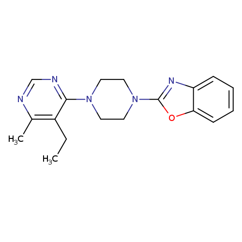 2-[4-(5-ethyl-6-methylpyrimidin-4-yl)piperazin-1-yl]-1,3-benzoxazole