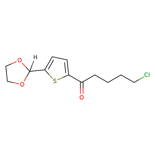 4-Chlorobutyl 5-(1,3-dioxolan-2-yl)-2-thienyl ketone