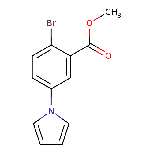 methyl2-bromo-5-(1H-pyrrol-1-yl)benzoate