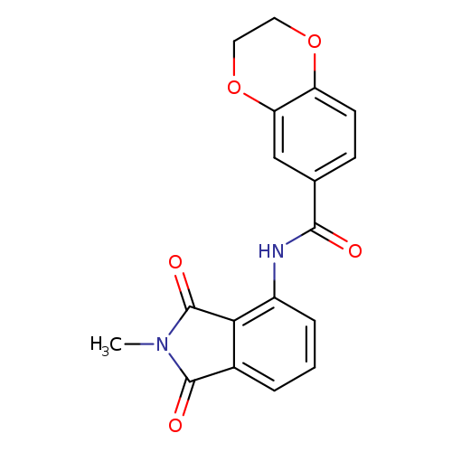 N-(2-methyl-1,3-dioxo-2,3-dihydro-1H-isoindol-4-yl)-2,3-dihydro-1,4-benzodioxine-6-carboxamide