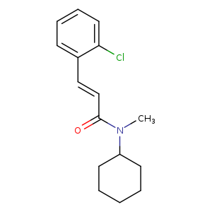 (2E)-3-(2-chlorophenyl)-N-cyclohexyl-N-methylprop-2-enamide
