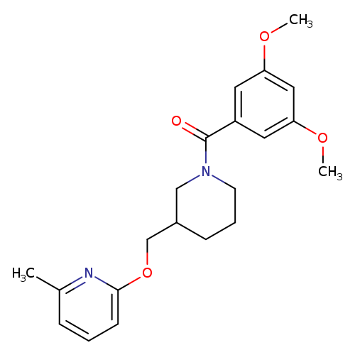 2-{[1-(3,5-dimethoxybenzoyl)piperidin-3-yl]methoxy}-6-methylpyridine
