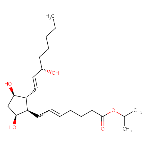 9ALPHA, 11ALPHA, 15S-TRIHYDROXY-PROSTA-5Z, 13E-DIEN-1-OIC ACID, ISOPROPYL ESTER