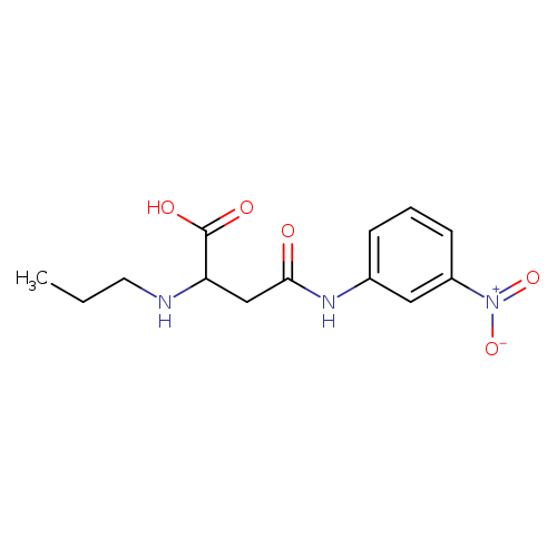 3-[(3-nitrophenyl)carbamoyl]-2-(propylamino)propanoic acid