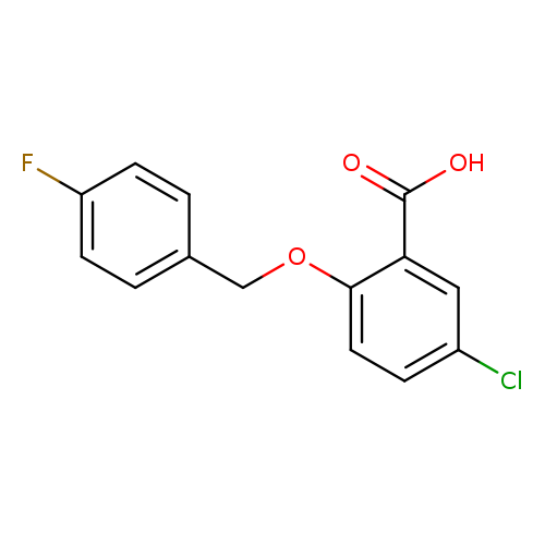 5-Chloro-2-[(4-fluorobenzyl)oxy]benzoic acid