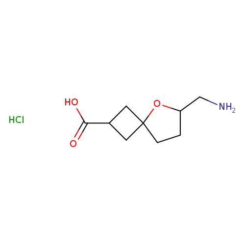 6-(aminomethyl)-5-oxaspiro[3.4]octane-2-carboxylicacidhydrochloride